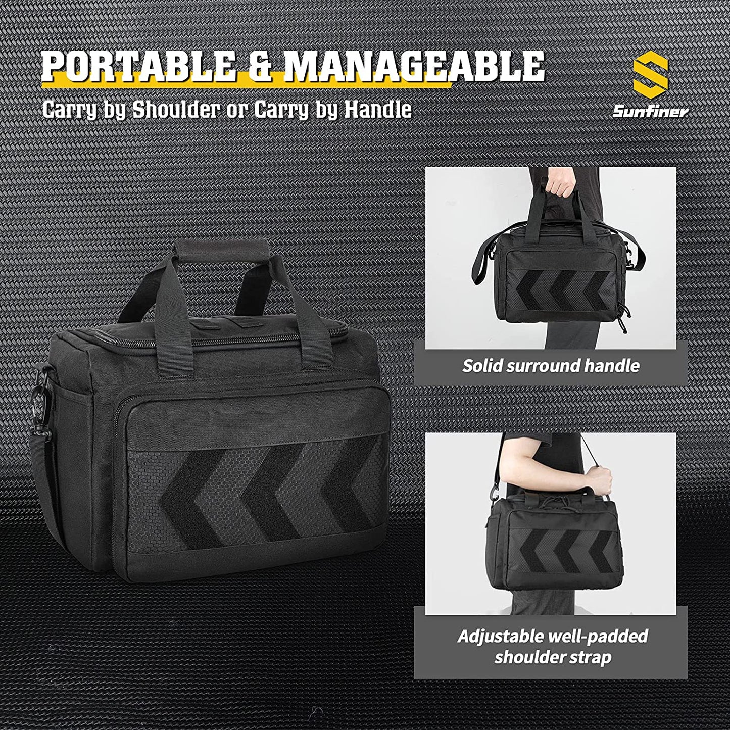 Sunfiner Multi-Function Tactical Range Bag with Magazine Gear