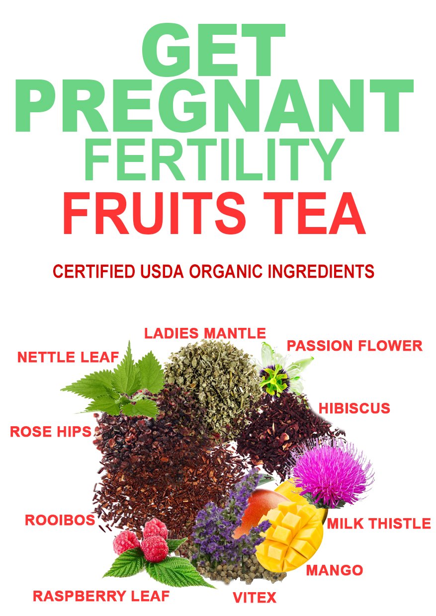 🌿 Get Pregnant Fertility Fruits Tea - Organic Herbal Blend