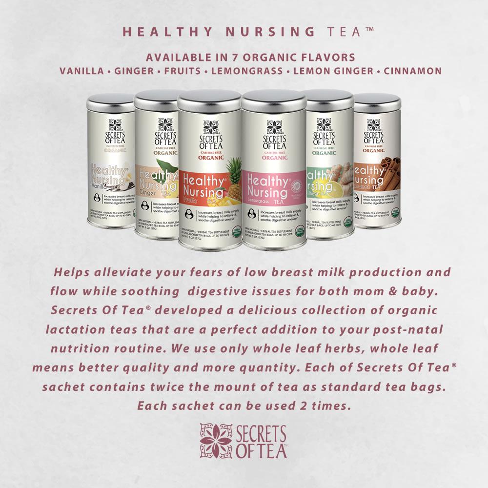 Lactation Tea- Fruit Nursing Tea: 40 Servings