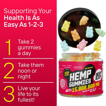 H–µmp Gummies for Deep and Healthy B–µdtime   Ensure the Peace of Body