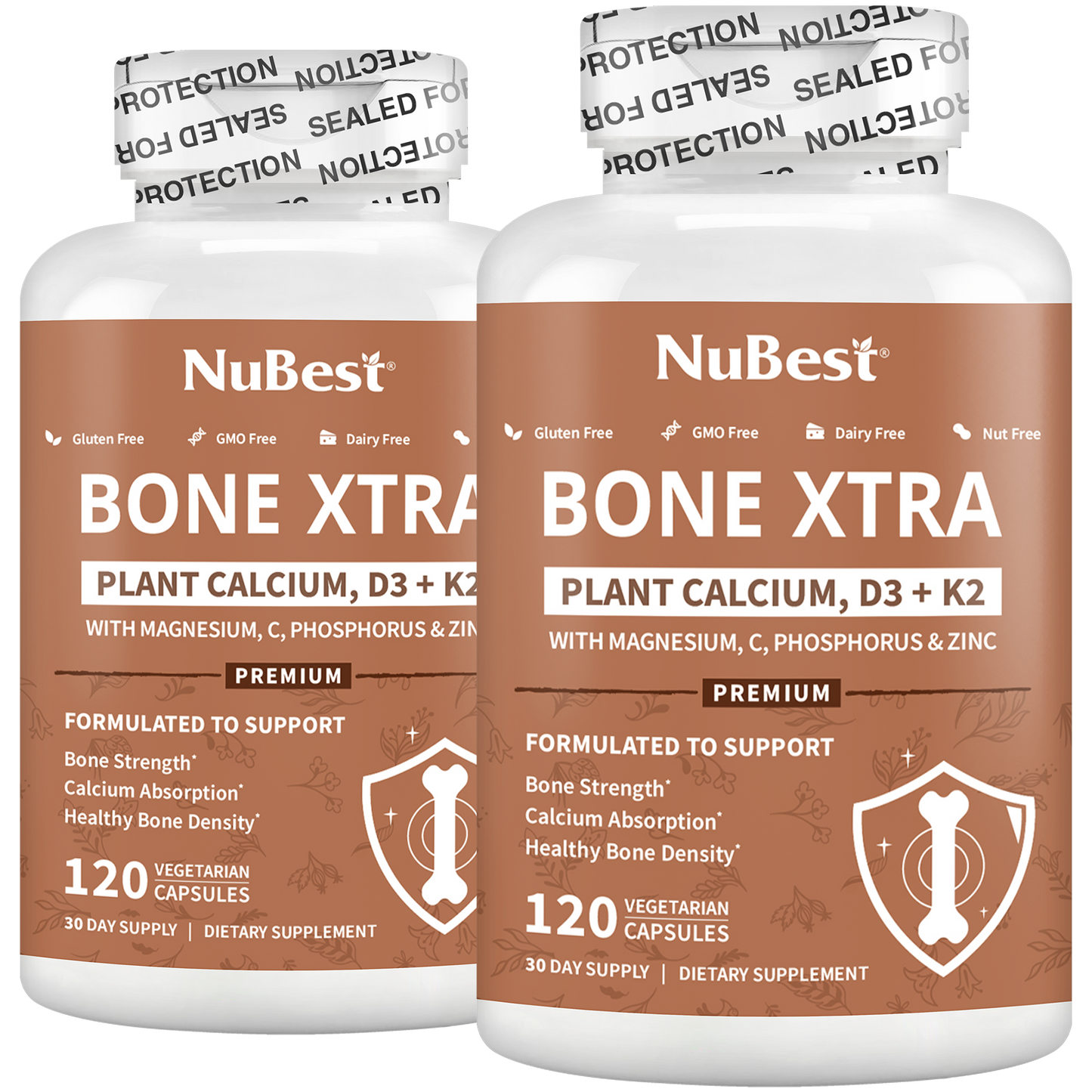 Bone Xtra, Plant-Based Formula for Teens & Adults, 120 Vegan Capsules