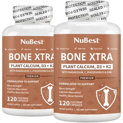 Bone Xtra, Plant-Based Formula for Teens & Adults, 120 Vegan Capsules