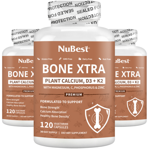 Bone Xtra, Plant-Based Formula for Teens & Adults, 120 Vegan Capsules