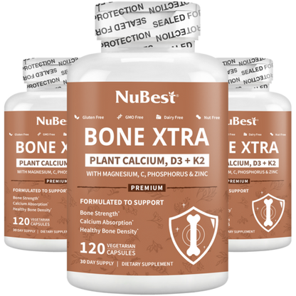 Bone Xtra, Plant-Based Formula for Teens & Adults, 120 Vegan Capsules