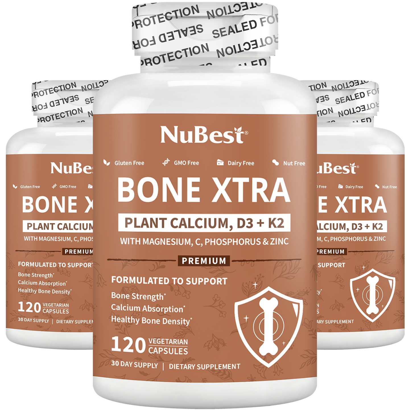 Bone Xtra, Plant-Based Formula for Teens & Adults, 120 Vegan Capsules