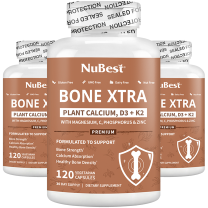 Bone Xtra, Plant-Based Formula for Teens & Adults, 120 Vegan Capsules