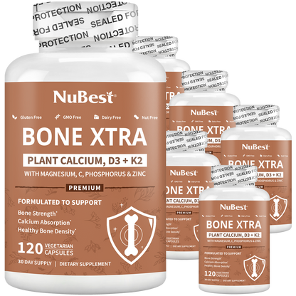 Bone Xtra, Plant-Based Formula for Teens & Adults, 120 Vegan Capsules