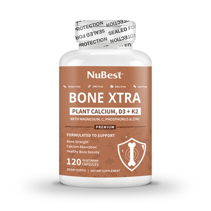 Bone Xtra, Plant-Based Formula for Teens & Adults, 120 Vegan Capsules