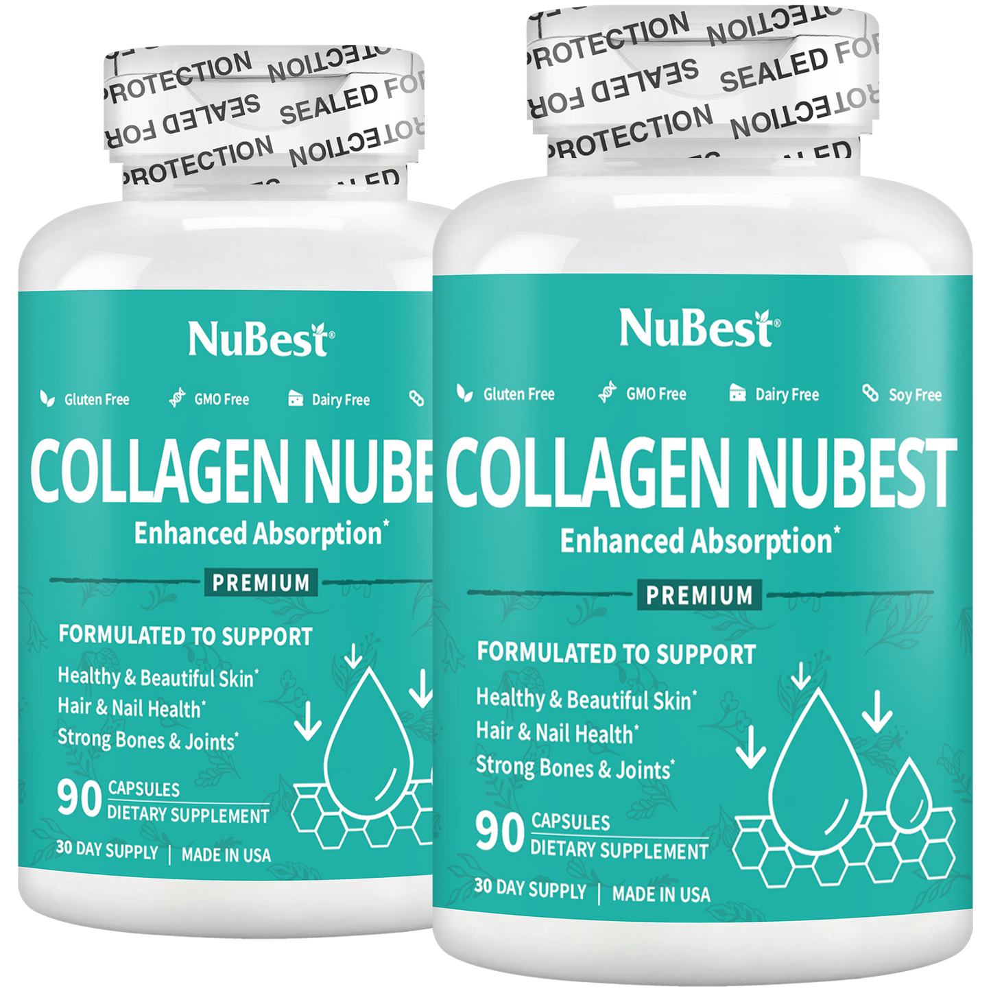 Collagen NuBest, Healthy Skin, Hair & Nails, 90 Capsules