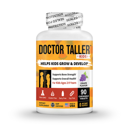 Doctor Taller Kids, Grape Multivitamins, Ages 2-9, 90 Vegan Chewables