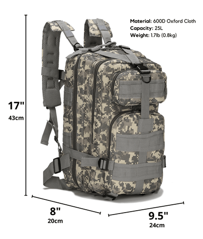 Tactical 25L Molle Backpack