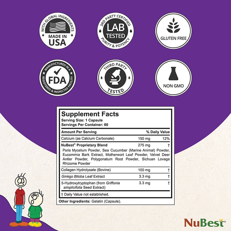 NuBest Tall, Powerful Growth for Kids & Teens (5+), Non-Milk Drinkers,