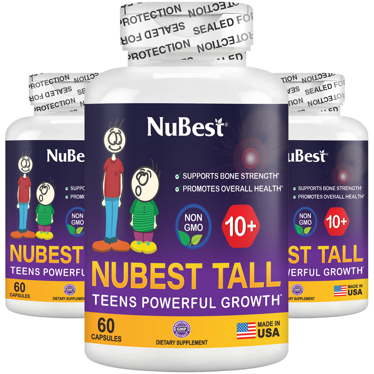 NuBest Tall 10+, Powerful Growth for Kids & Teens (10+), Milk