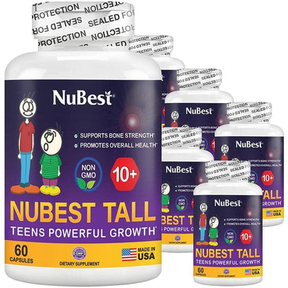 NuBest Tall 10+, Powerful Growth for Kids & Teens (10+), Milk