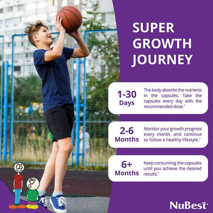 NuBest Tall 10+, Powerful Growth for Kids & Teens (10+), Milk