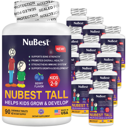 NuBest Tall Kids, Multivitamins, Berry Flavor, Ages 2-9, 90 Chewables