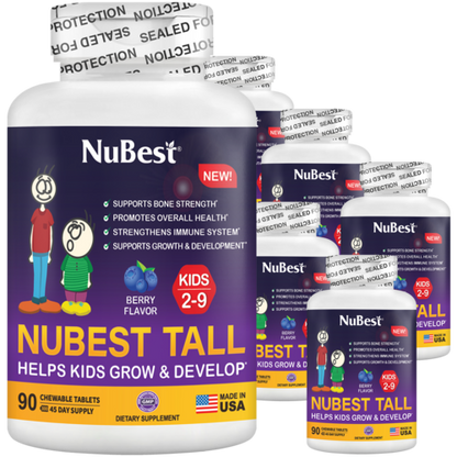 NuBest Tall Kids, Multivitamins, Berry Flavor, Ages 2-9, 90 Chewables