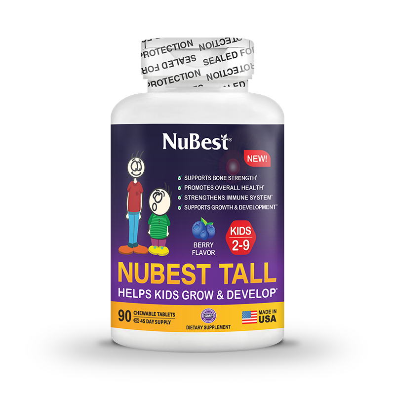 NuBest Tall Kids, Multivitamins, Berry Flavor, Ages 2-9, 90 Chewables