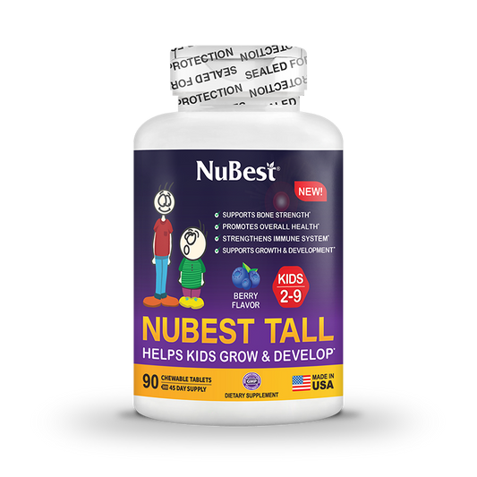 NuBest Tall Kids, Multivitamins, Berry Flavor, Ages 2-9, 90 Chewables