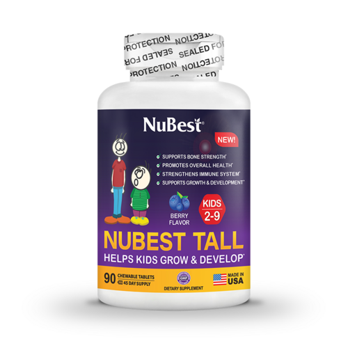 NuBest Tall Kids, Multivitamins, Berry Flavor, Ages 2-9, 90 Chewables