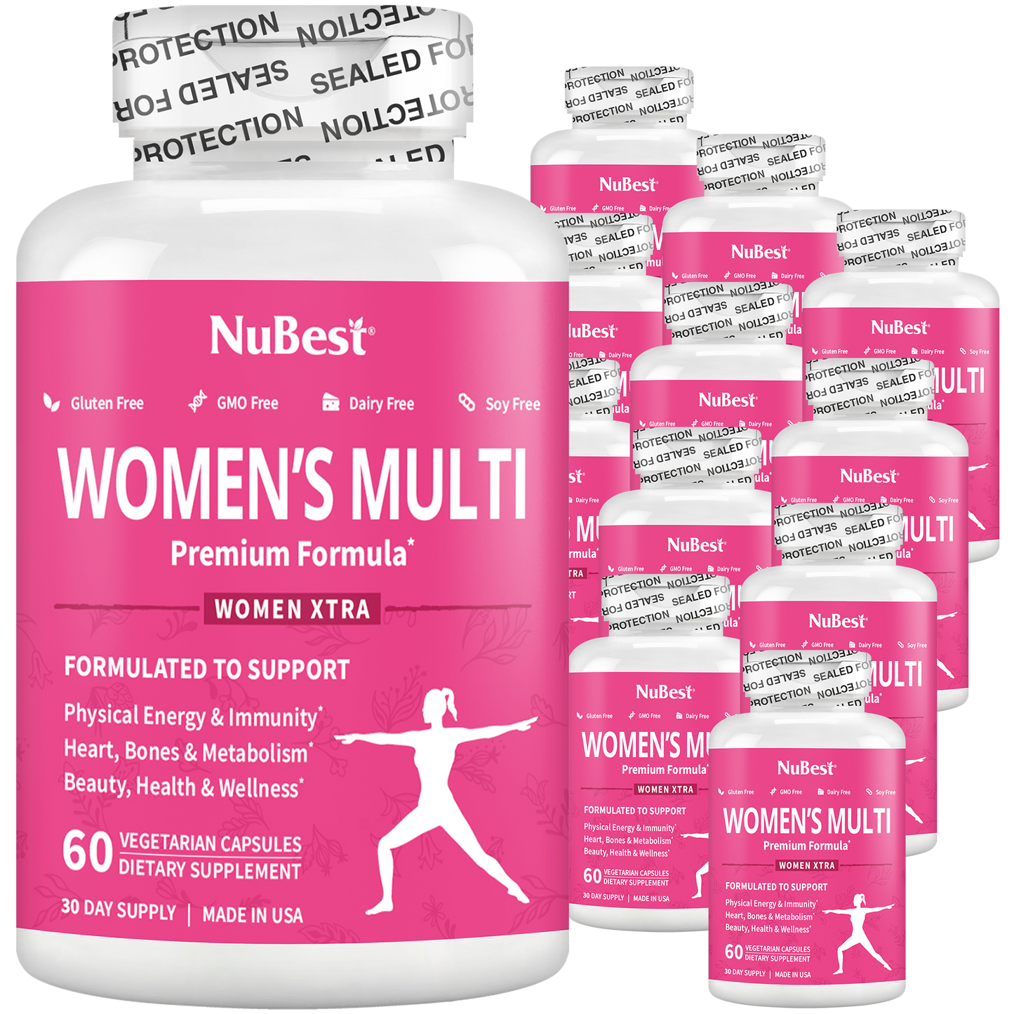 Women's Multi, Women Xtra, Immunity, Energy & Beauty Formula, 60 Vegan