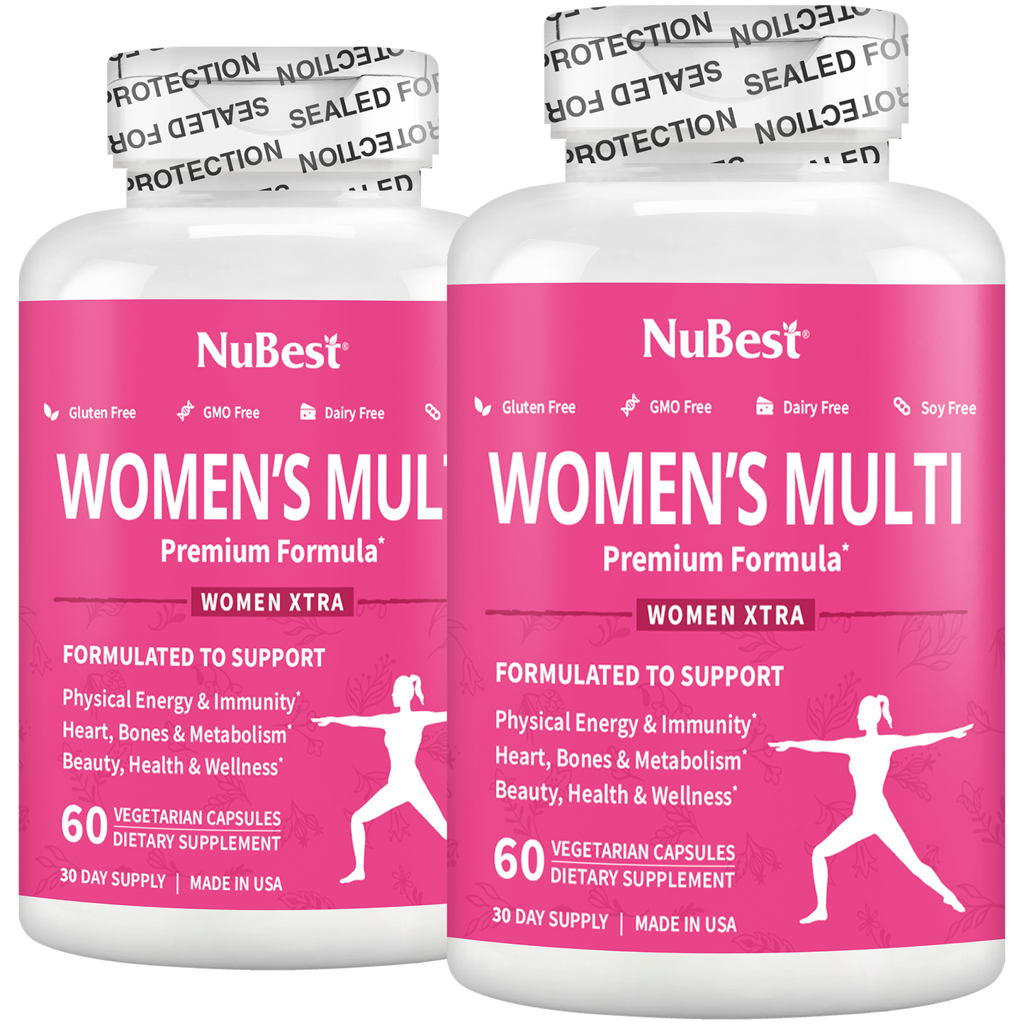 Women's Multi, Women Xtra, Immunity, Energy & Beauty Formula, 60 Vegan