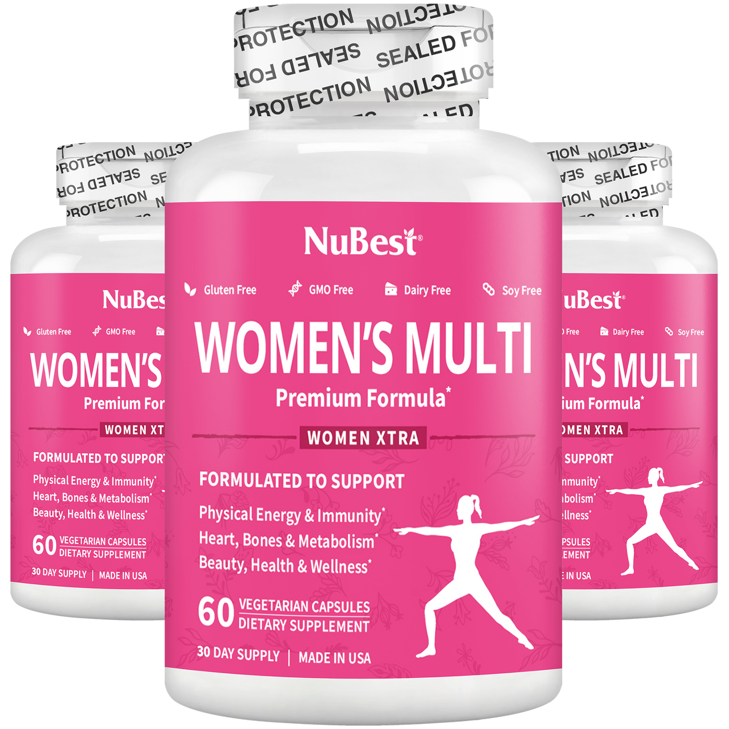 Women's Multi, Women Xtra, Immunity, Energy & Beauty Formula, 60 Vegan