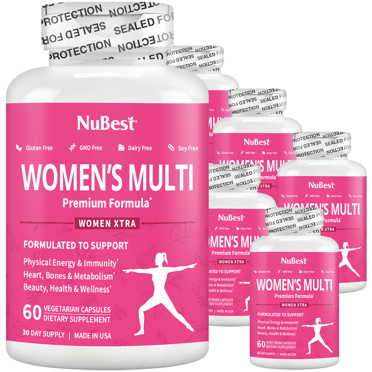 Women's Multi, Women Xtra, Immunity, Energy & Beauty Formula, 60 Vegan